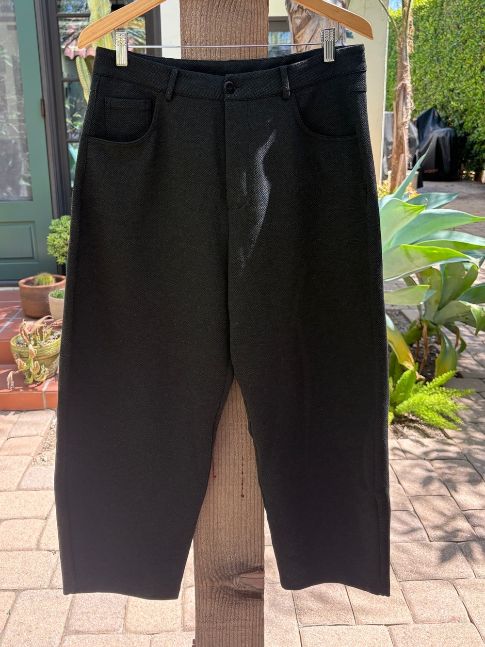Ruti black barrel pants size 4